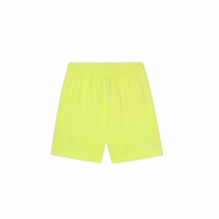 Men * | Massive Mens Lightweight Jersey Shorts Neon Best Sellers