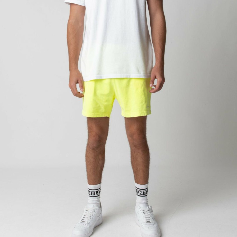 Men * | Massive Mens Lightweight Jersey Shorts Neon Best Sellers