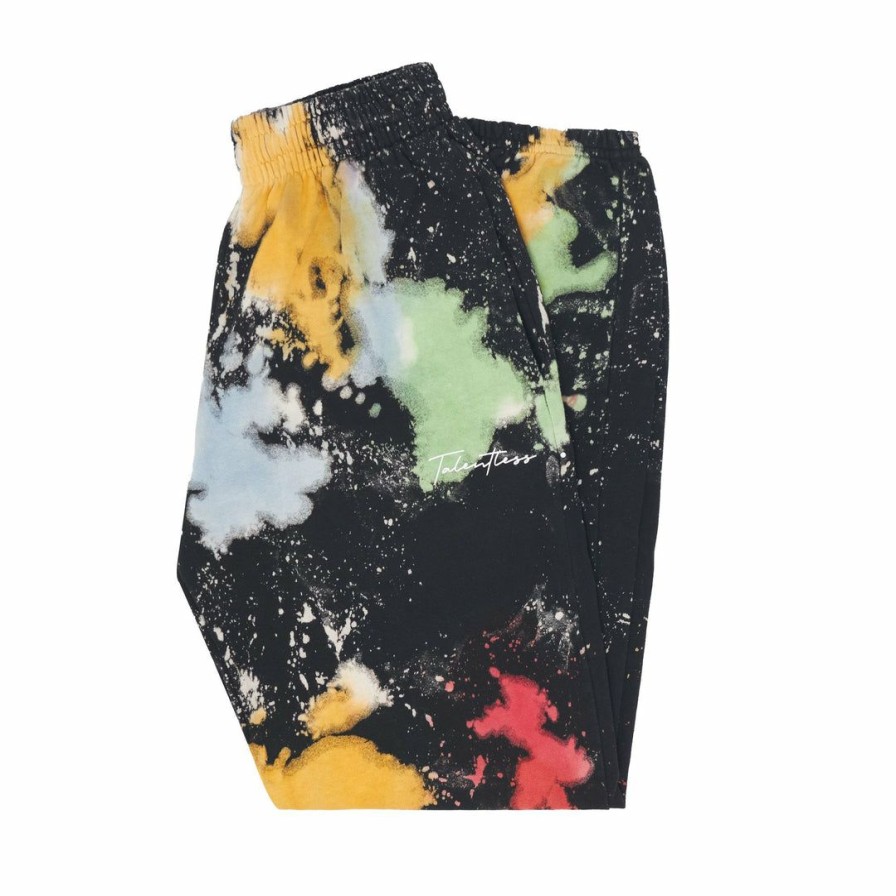 Women * | Talentless Unisex Oversized Sweatpants Abstract Wash