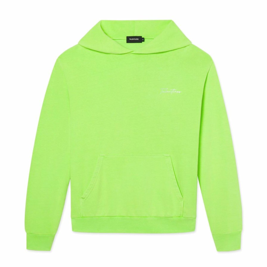 Men * | Talentless Best Sellers Mens Lightweight Hoodie Neon