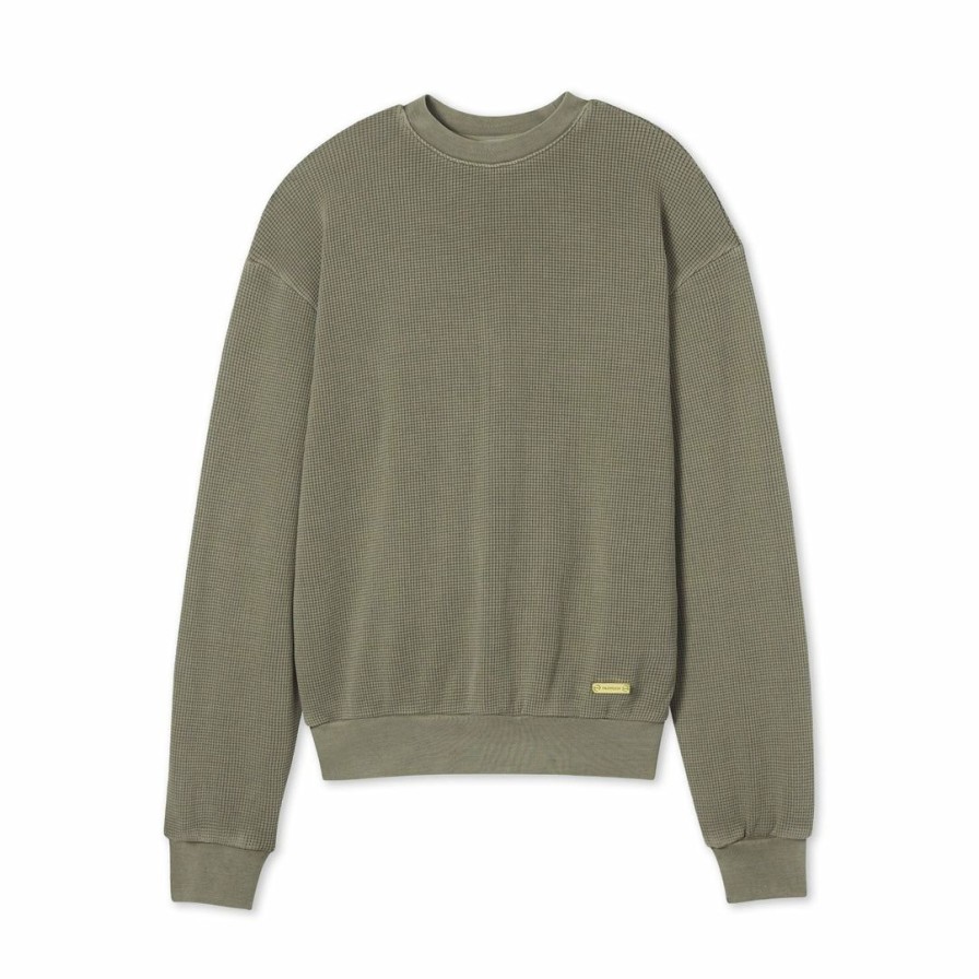 Men * | Massive Crewnecks Mens Heavy Thermal Crewneck