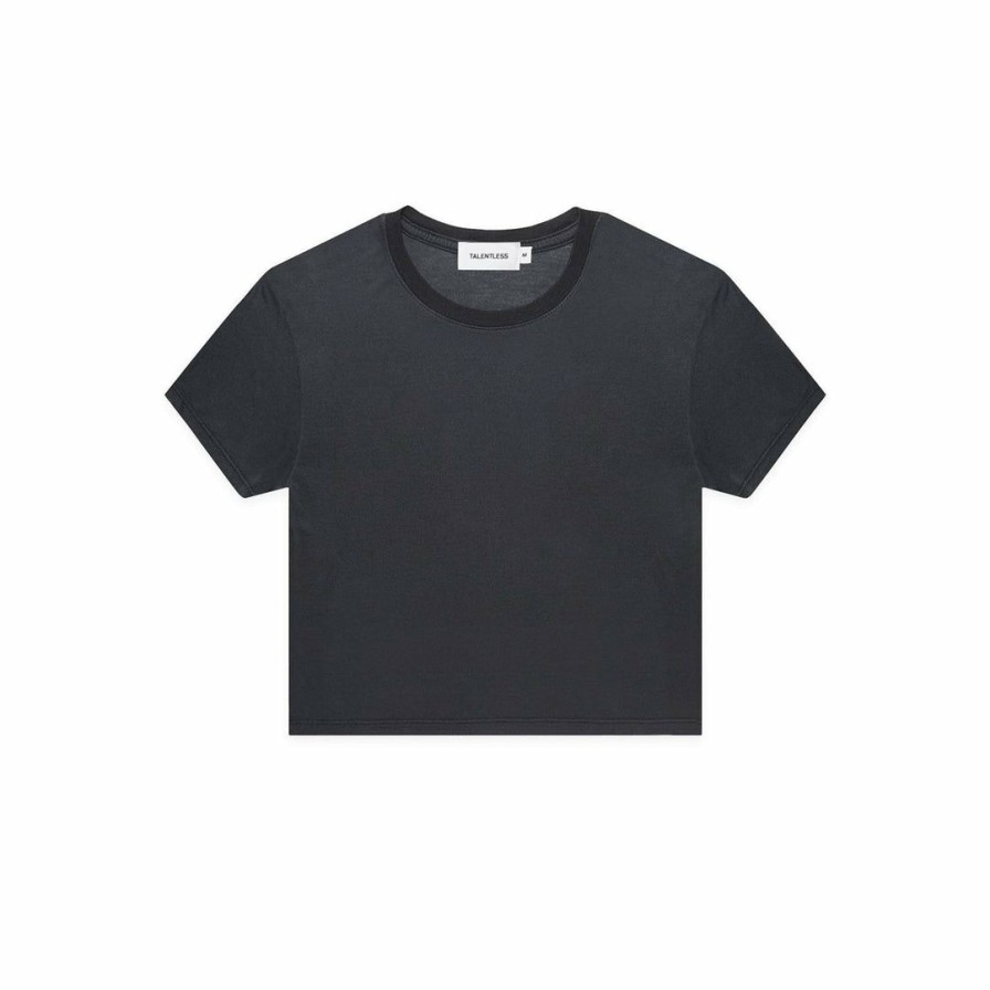 Women * | Massive One Size Fits All Crop Modal Tee Best Sellers