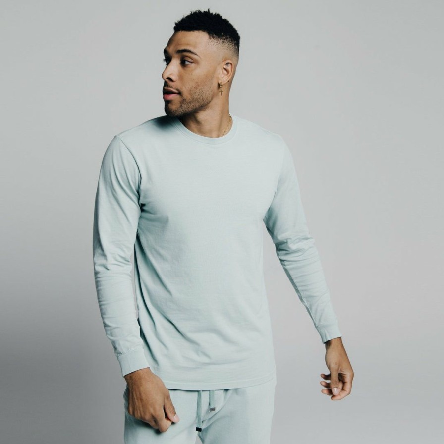 Men * | Massive Mens Long Sleeve Tee Pastel