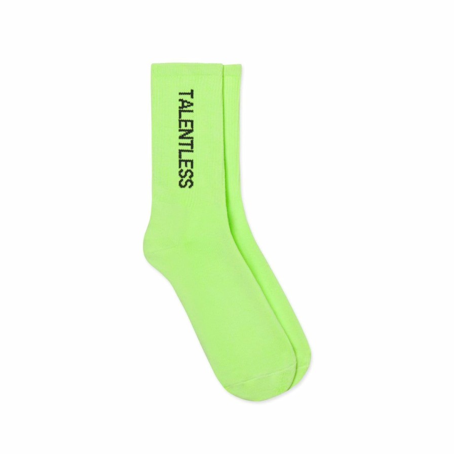 Accessories * | Massive Best Sellers Unisex Vertical Sock Neon