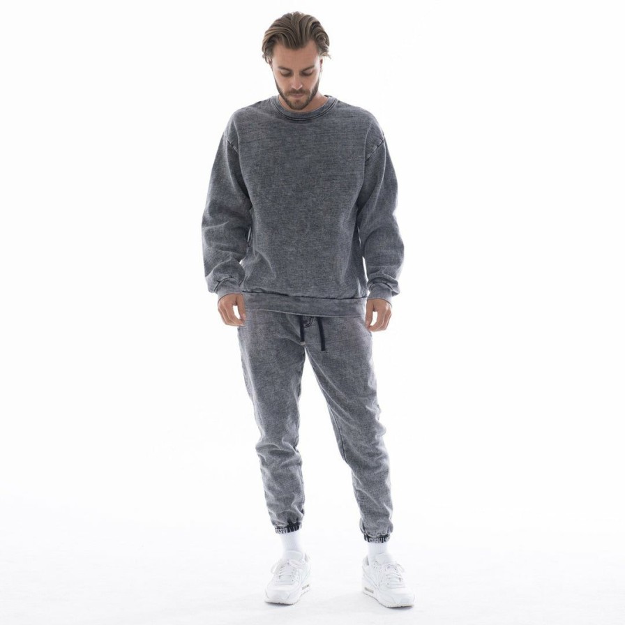 Men * | Massive Mens Sweatpants Acid Wash Best Sellers