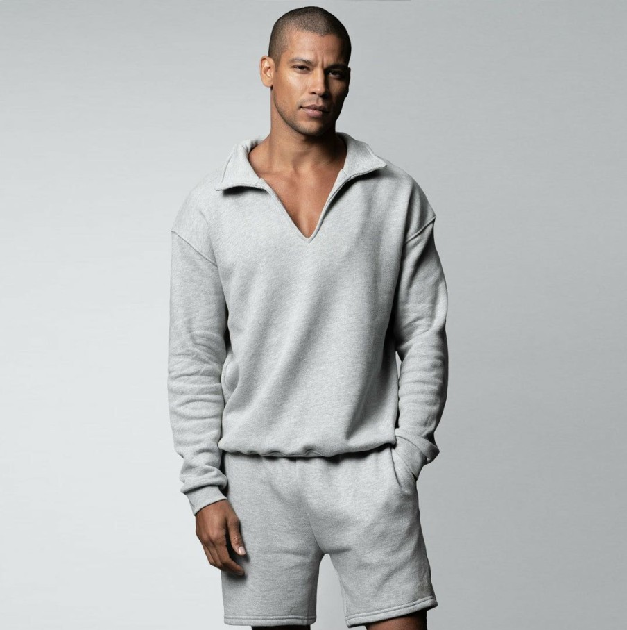 Men * | Massive Best Sellers Mens Shorts Heather Grey