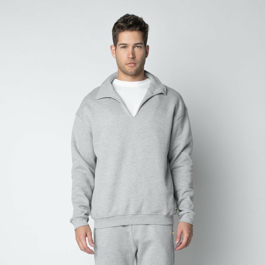 Men * | Massive Mens Premium Aviator Pullover