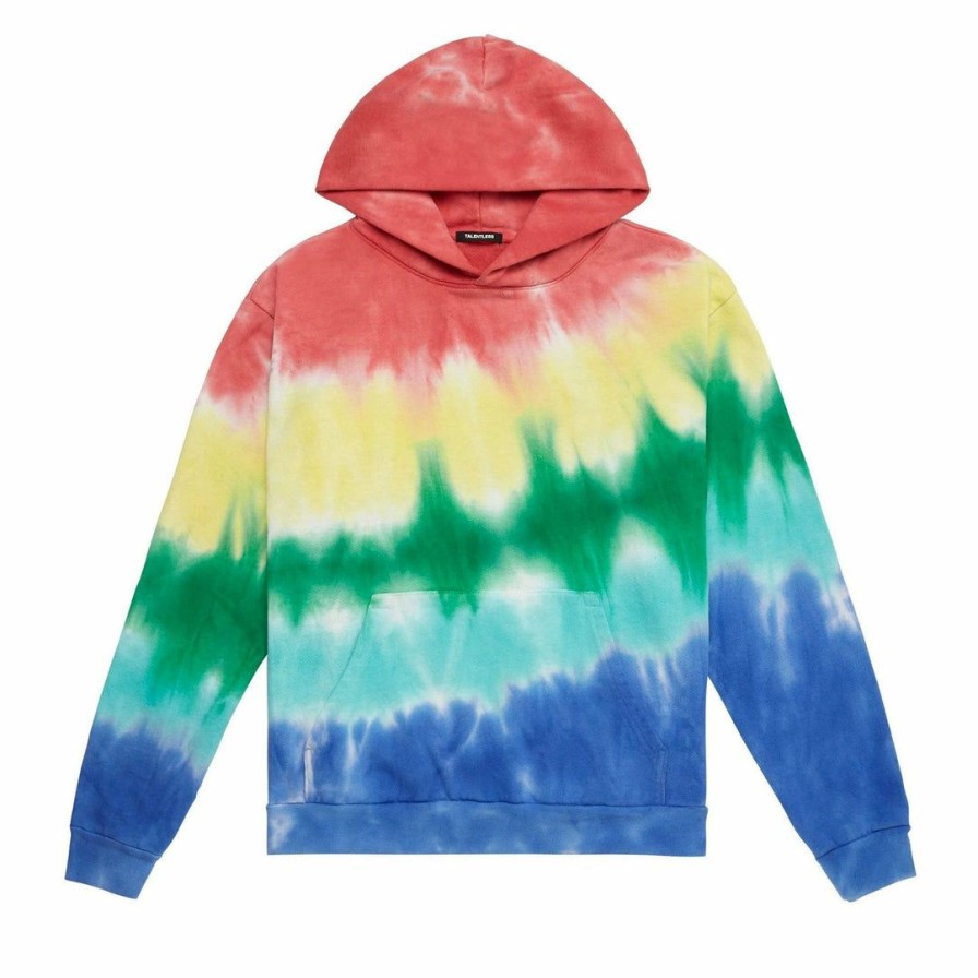 Women * | Massive Womens Hoodie Wash Rainbow