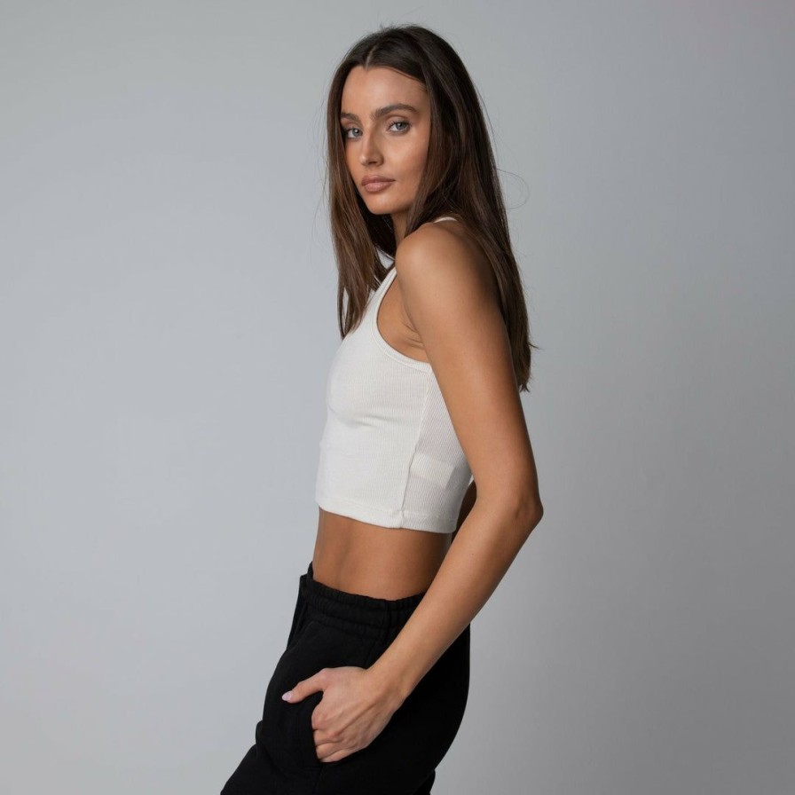 Bundles * | Massive Bundles Womens Modal Crop Tank + Sweatpants Bundle