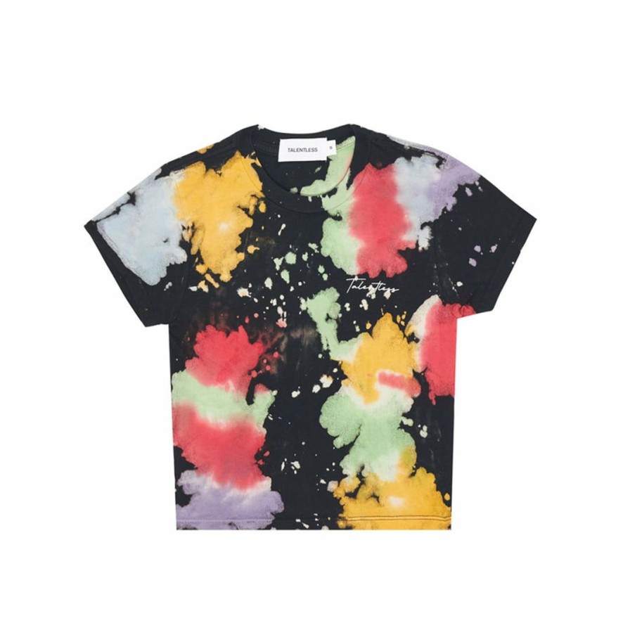 Women * | Massive Women'S Baby Tee Best Sellers Abstract Wash