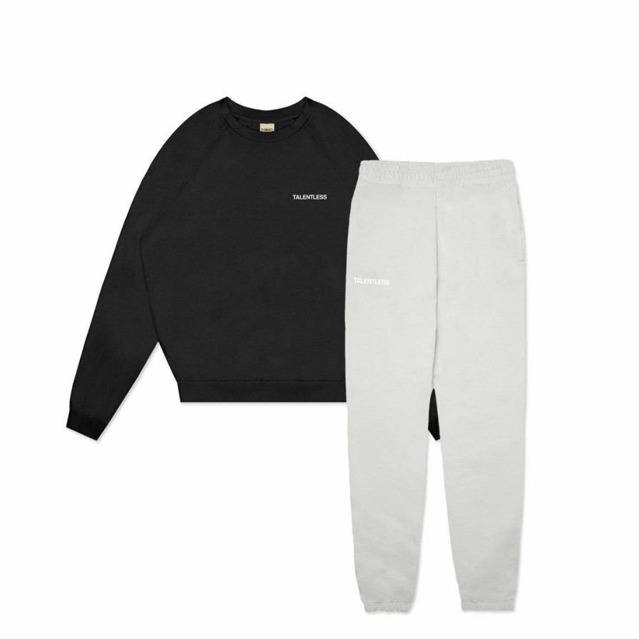 Bundles * | Massive Unisex Raglan Crewneck + Sweatpants- Core Bundle