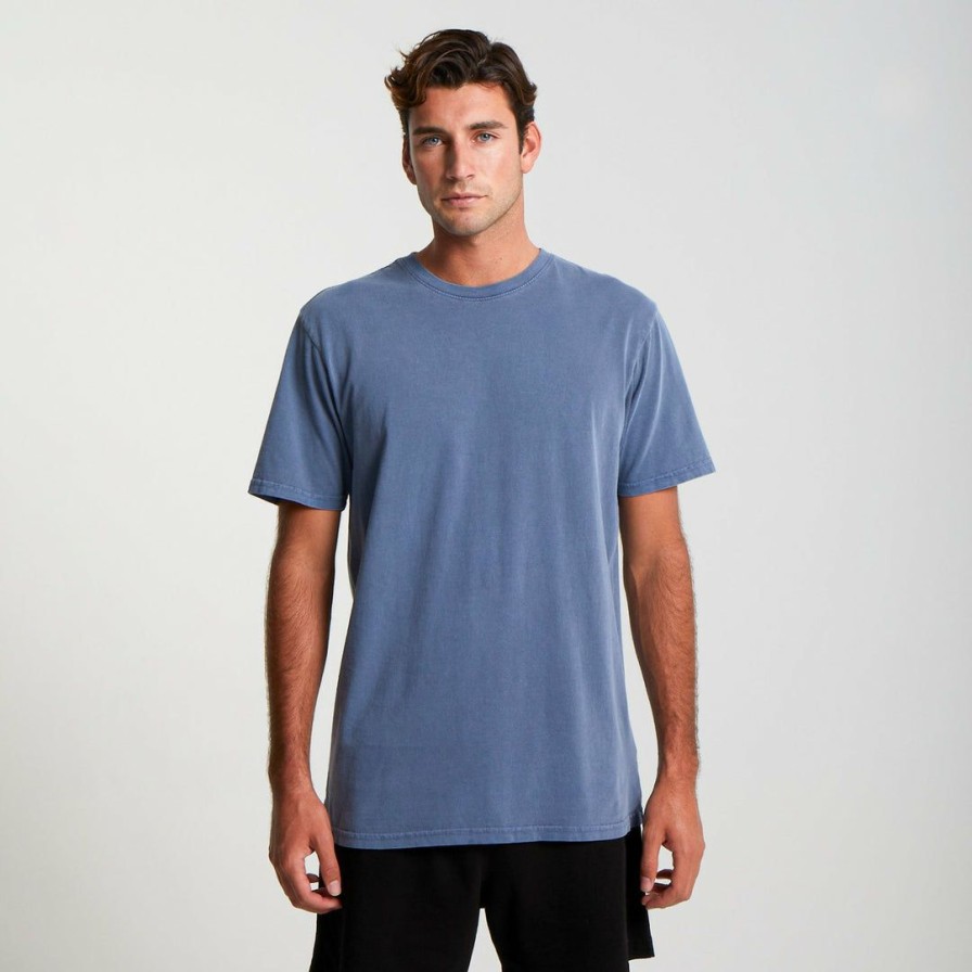 Men * | Massive Mens Premium Tee 3 Pack Seasonal Slate Blue Slate Blue / Bone / Pitch Black