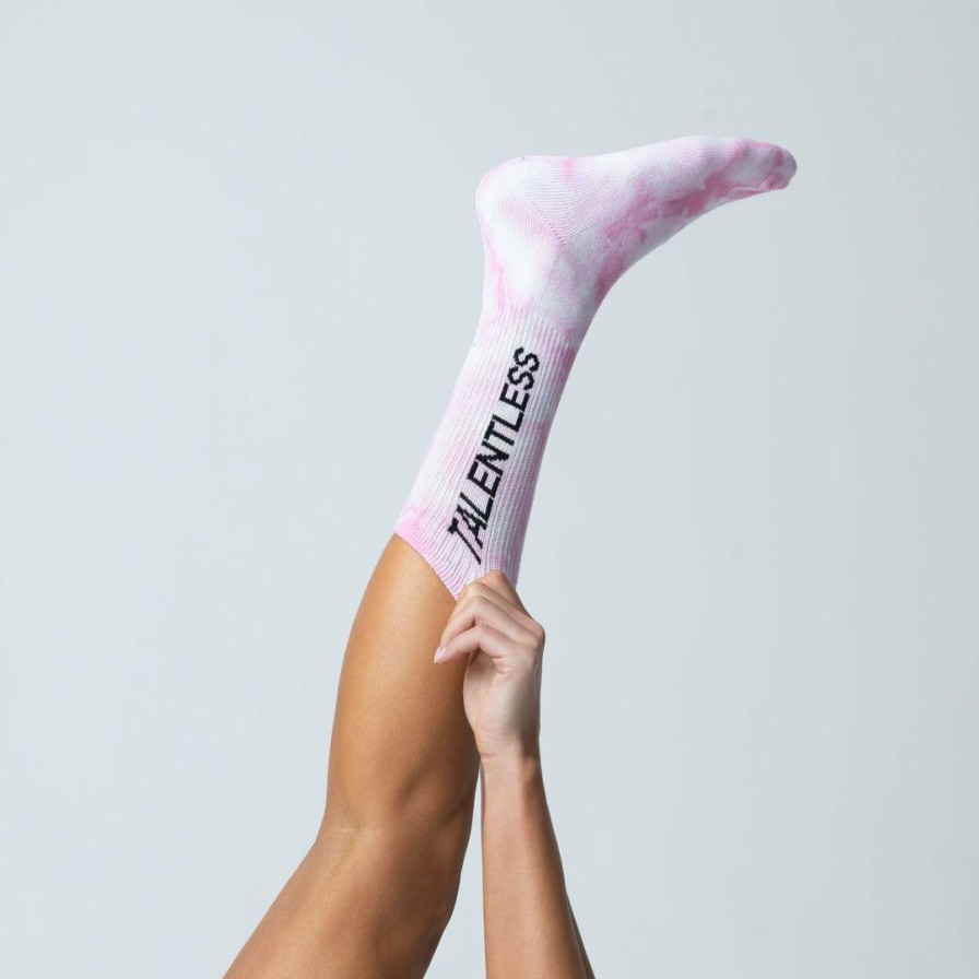 Accessories * | Massive Unisex Vertical Sock Accessories Pink Crystal Wash