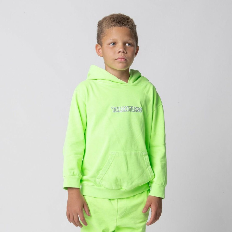 Kids * | Massive Kids Hoodie Neon