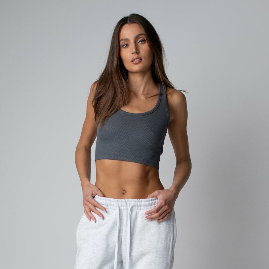 Bundles * | Massive Womens Modal Cropped Tank + Dolphin Shorts Bundle