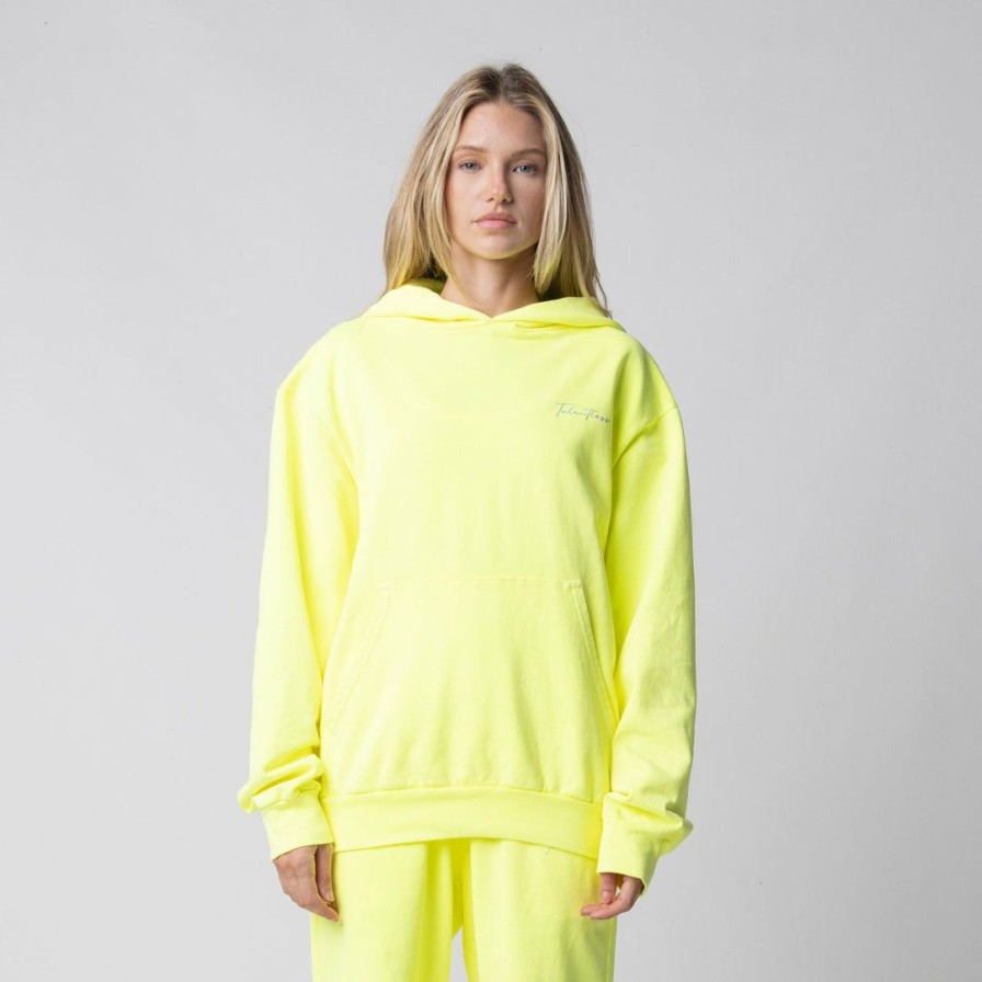 Women * | Talentless Womens Lightweight Hoodie Neon