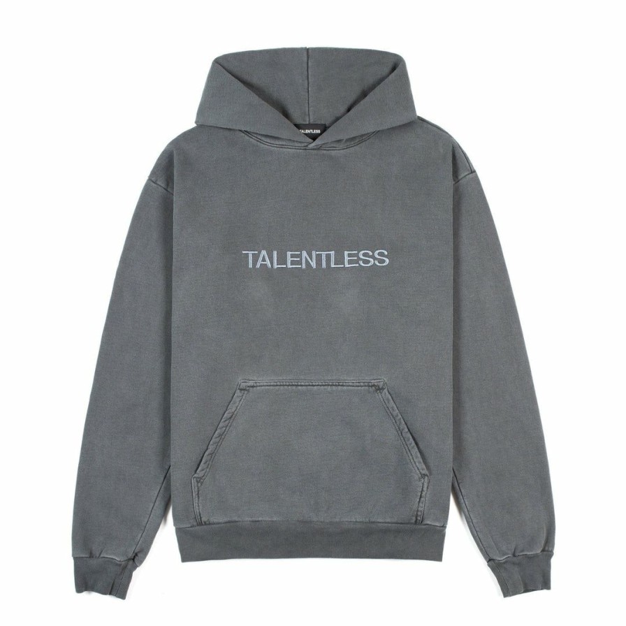 Men * | Talentless Mens Hoodie Circle Logo Embroidered