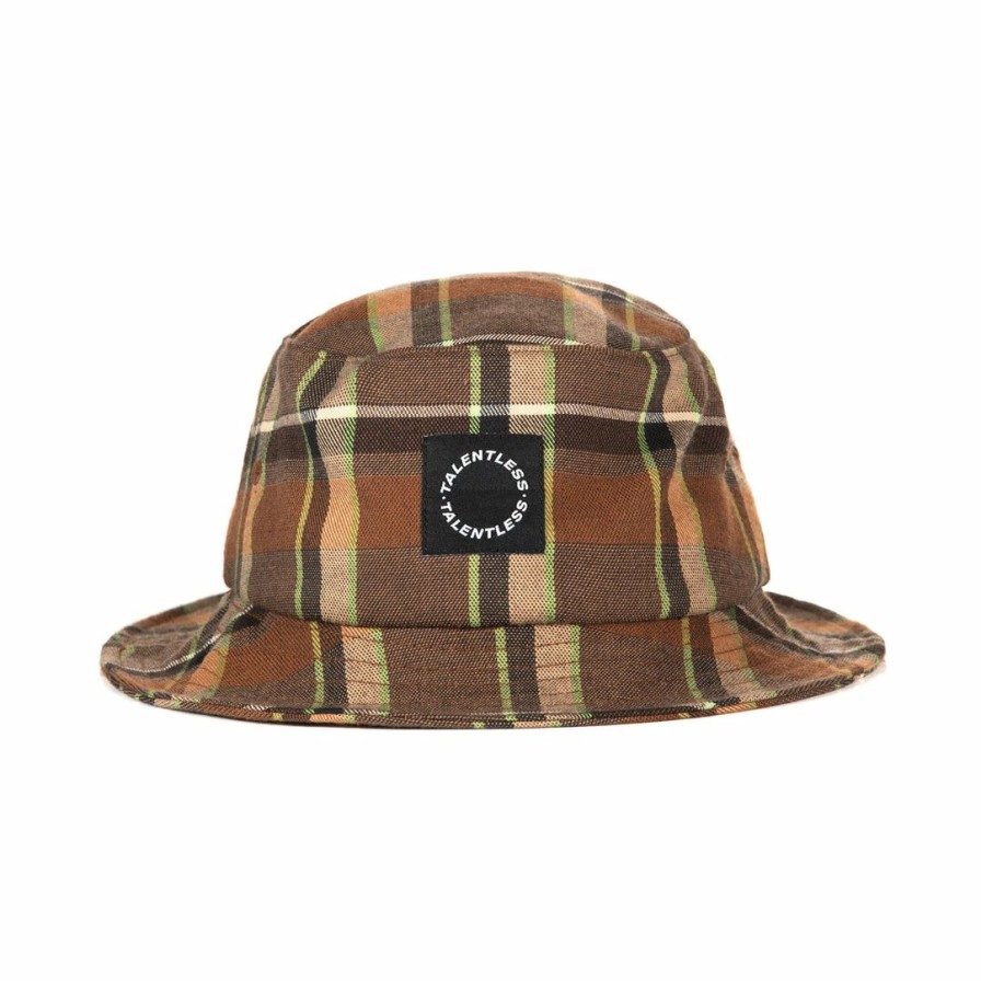 The Vault * | Massive Bucket Hat Mid Century Plaid