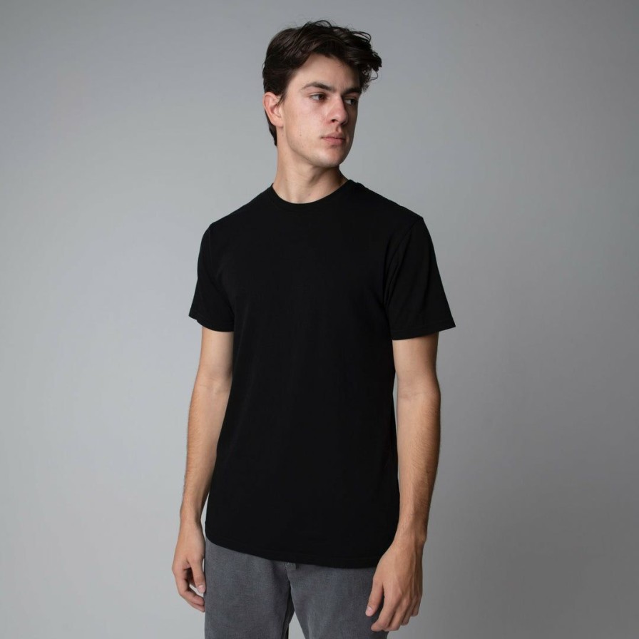 Men * | Massive Best Sellers Mens Premium Tee 3 Pack Pewter / White / Pitch Black