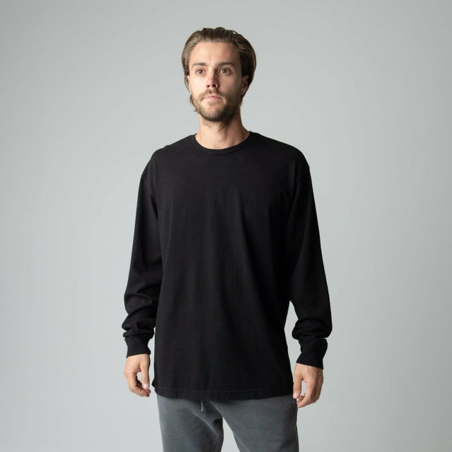 Men * | Massive Mens Drop Shoulder Long Sleeve Tee