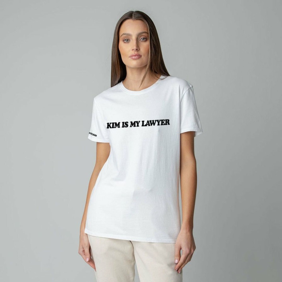 Women * | Massive Women'S Boyfriend Tee Kim Is My Lawyer