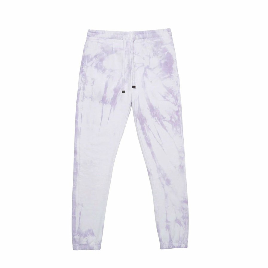 Women * | Massive Womens Sweatpants Spiral Wash Lavender Fog