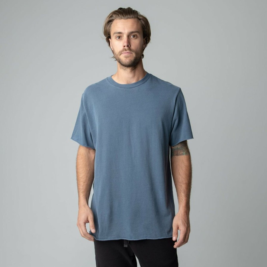 Men * | Massive 3 Pack Tees Mens Roller Tee 3 Pack Slate Blue / Bone / Pitch Black