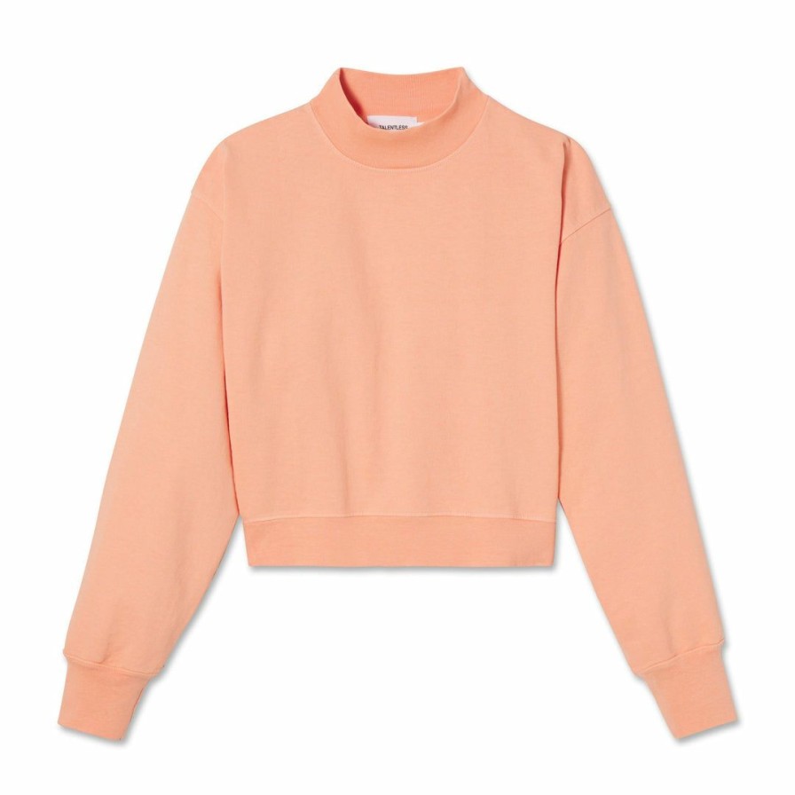 Women * | Talentless Crewnecks Womens Mock Crewneck Sedona